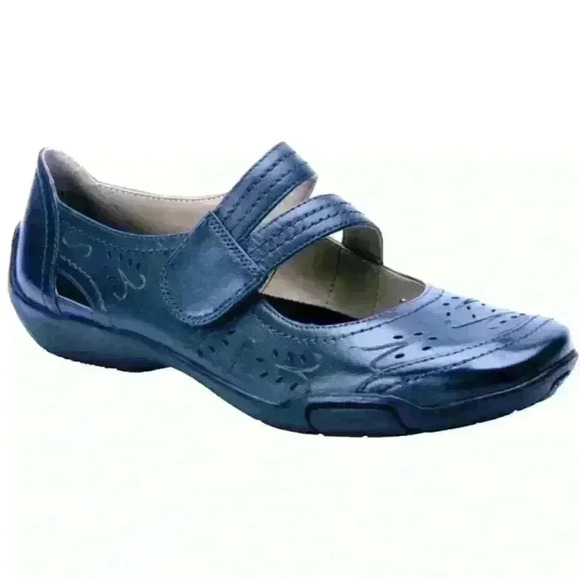 Ros Hommerson Shoes - Ross Hommerson Chelsea Mary Jane Velcro Close Leather Flexible Mary Jane 11SS